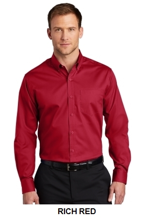 Port Authority SuperPro Twill Shirt.  PORT A.  S663